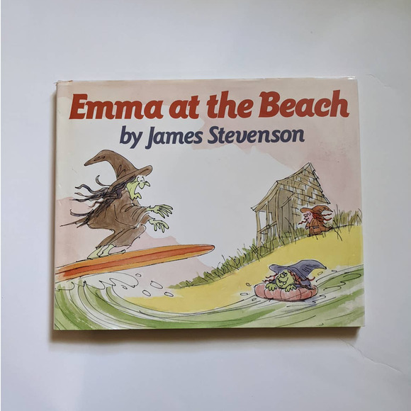 Emma at the Beach (1990) by James Stevenson Vintage Children's Book, Hardcover - Picture 2 of 10